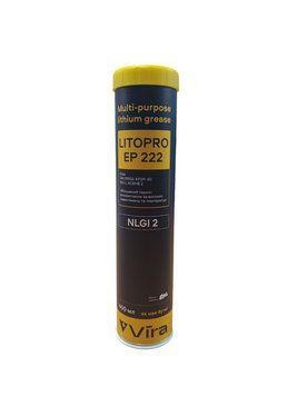 Мастило VIRA LITOPRO EP 222 багатоцільове літієве пластичне 400 мл (VI0634) EP 222 фото