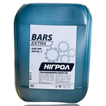 Трансмісійна олива Bars Extra SAE 140 Нігрол 10 л 2293742932 фото